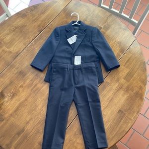 NWT J Crew Crewcuts Thompson suit jacket & pants size 2 navy